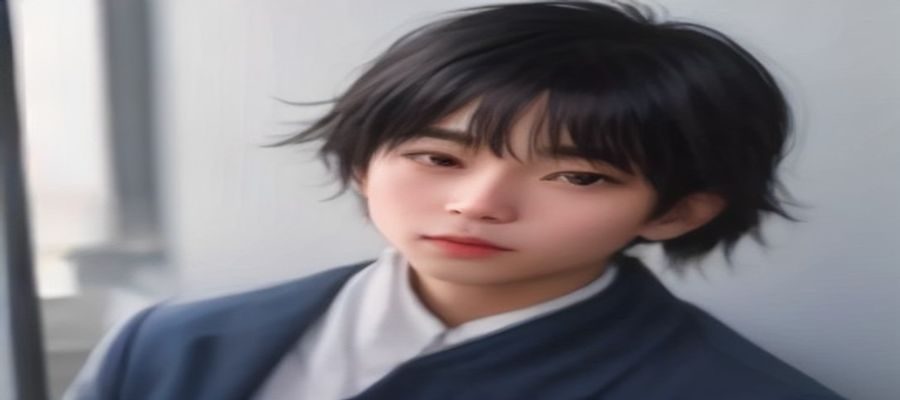 usps美国邮政署办公大厅内部，蓝色调装修风格，工作人员处理大量国际快递包裹，整齐有序的分拣流水线