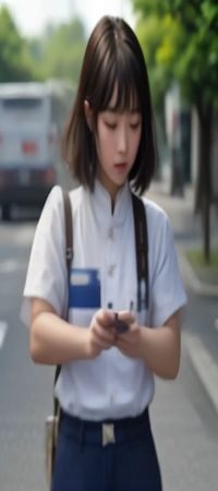 usps App 包裹追踪详情页，显示从揽收到派送的完整时间线，绿色对勾图标表示已完成节点，当前运输中步骤用黄色高亮